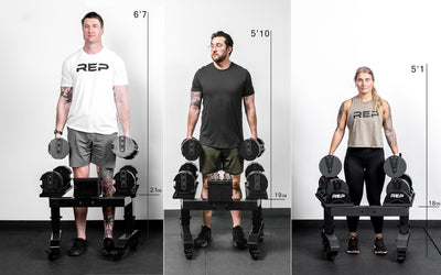 REP® Adjustable Dumbbell Stand