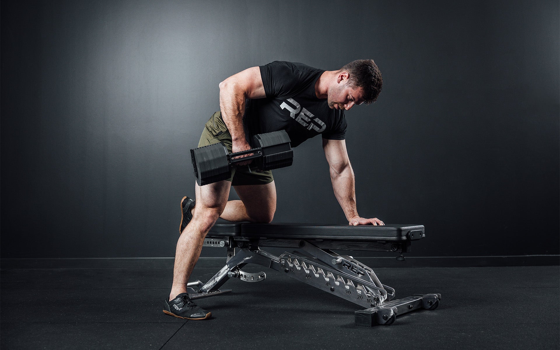 REP® x PÉPIN™ FAST Series™ Adjustable Dumbbell (lbs)