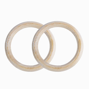 Studio-shot of the 1.11inch REP Competition Gymnastic Wood Rings